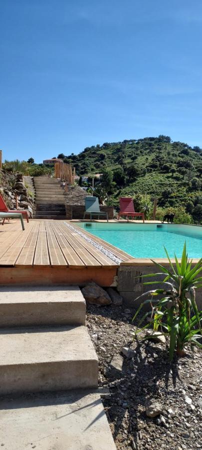 Villa Label Vue Chambres D'Hotes Avec Piscine Au Boulou Le Boulou Exterior foto