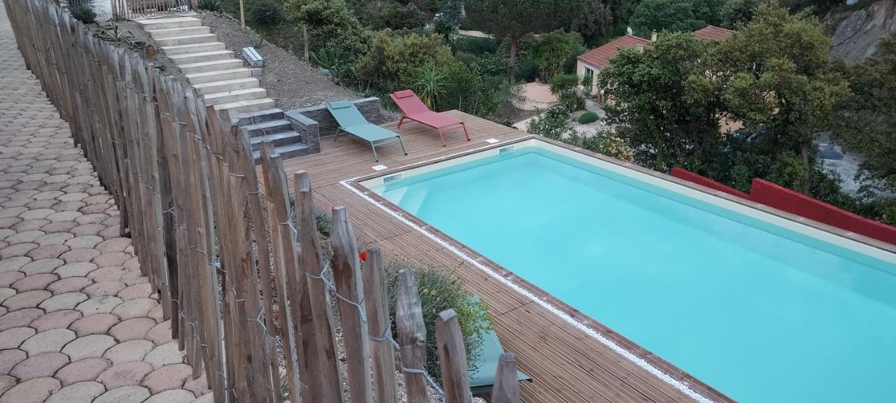 Villa Label Vue Chambres D'Hotes Avec Piscine Au Boulou Le Boulou Exterior foto